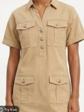 Loft cargo dress size XS
